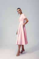 Rochie midi Zoe Bowknot cu cristale aplicate