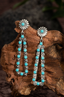Orecchini Bohemien Turchese da Donna