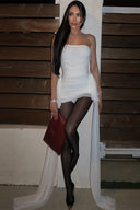 Sommer Neckholder Tief-V Schlitz Minikleid