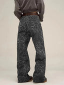 Vintage Leopardenmuster Jeans