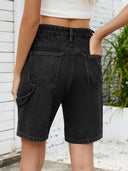 Pantaloni scurți de blugi la modă pentru vară, stil stradal