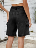 Pantaloni scurți din denim în stil urban de vară