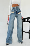 Streetstyle Patch-Jeans