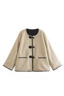 Veste ample en agneau