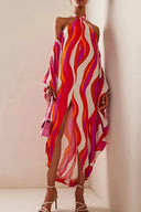 Costume da bagno halter e bikini monospalla