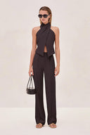 Cross Halter Neck Vest Top