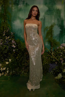 Abito Maxi in Paillettes Morbide