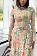 Robe longue Verve Floral Butterfly Bloom
