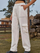 Vintage Jeans-Cargohose mit elastischem Bund und lockerem Schnitt
