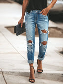 Streetstyle distressed Jeans
