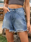 Vielseitige Slim-Fit Jeansshorts
