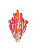 Costume da bagno halter e bikini monospalla