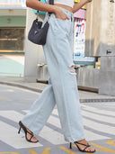 Jeanshose im Vintage-Look mit hellem Waschung und Used-Effekt