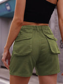 Amerikanische Casual Jeansshorts mit Stretchbund