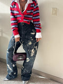 Splash Art Work Jeans