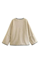 Veste ample en agneau
