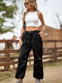 Vintage Streetstyle Cargojogger mit Kordelzug