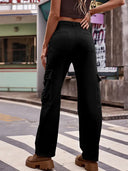 Pantaloni din denim american cu talie reglabilă