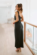 Greta Maxi Elbise - Siyah