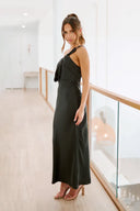 Greta Maxi Elbise - Siyah