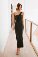 Greta Maxi Elbise - Siyah