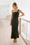 Greta Maxi Elbise - Siyah