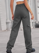 Lastikli Bel Çok Amaçlı Denim Pantolon