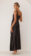 Alaria Maxi Elbise - Siyah