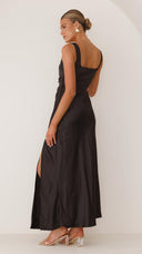 Alaria Maxi Elbise - Siyah