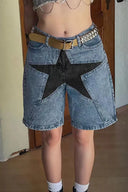 Trend Yıldız Patch Şort
