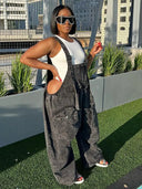 Trendy jumpsuit med oversized lommer