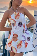 Abito Mini Freya - Bouquet Marino