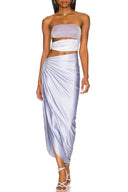 Set Costume da Bagno Resort con Ritagli Glitterati