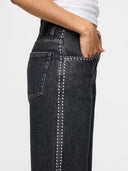 Abbie Weite Mid-Rise Jeans