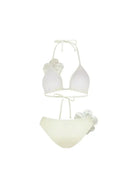 Set bikini sexy floreale 3D con top halter