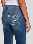 Stretchige Mid-Rise Flared Jeans