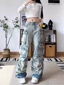 Gradyan Kargo Paraşütçü Kot Pantolon