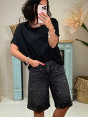 Bermuda Strass Kurze Jeans