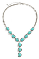 Pendant Loop Turquoise Necklace