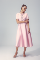 Rochie midi Zoe Bowknot cu cristale aplicate