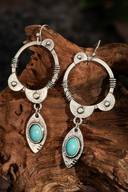 Orecchini Bohemien Turchese da Donna
