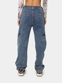 Pantaloni de lucru versatili din denim elastic