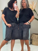 Bermuda Strass Kurze Jeans