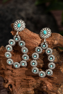 Orecchini Bohemien Turchese da Donna