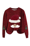 Løs pasform jule strikket sweater