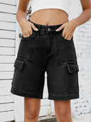 Pantaloni scurți din denim în stil urban de vară