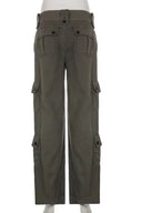 Retro Sokak Stili Cepli Denim Pantolon