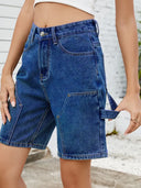 Pantaloni scurți de blugi la modă pentru vară, stil stradal