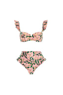 Mini Ruffle Floral Bikini Set