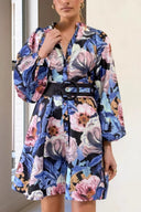 Casual Wrap Belted Dress